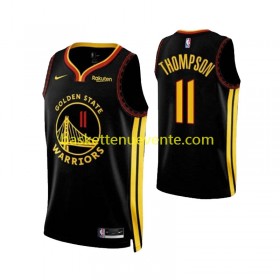 Maillot Basket Golden State Warriors Klay Thompson 11 Nike 2023-2024 Noir Swingman - Homme